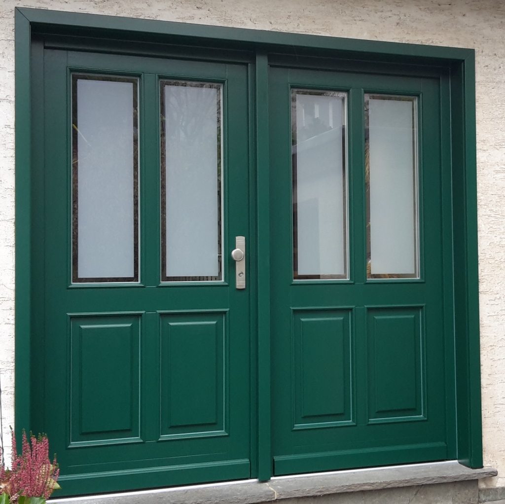 Haustüre grün – Schreinerei Bickert